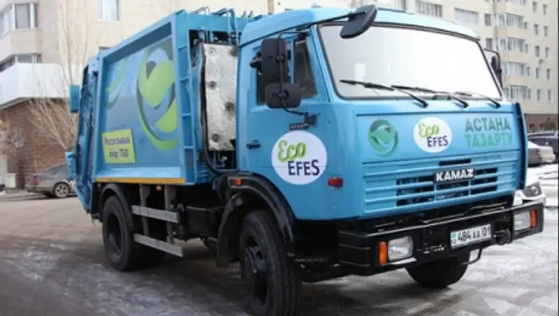 Ежедневно в Астане вывозится около 700 тонн твердых бытовых отходов