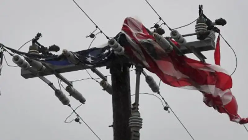 В Техасе около 300 тысяч человек остались без электричества из-за урагана
