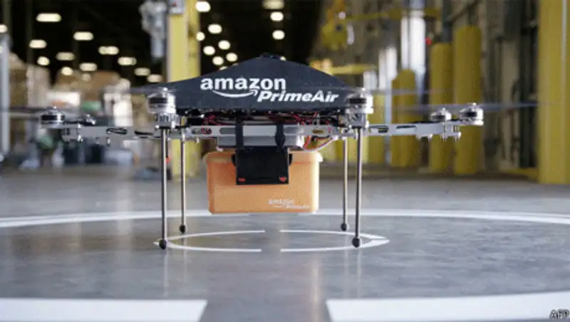 Amazon хочет доставлять товары летающими роботами, фото - Новости Zakon.kz от 02.12.2013 23:03