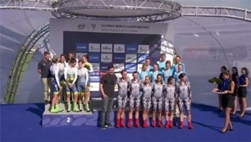 «Astana BePink Womens Team» стала третьей на чемпионате Мира в командной разделке