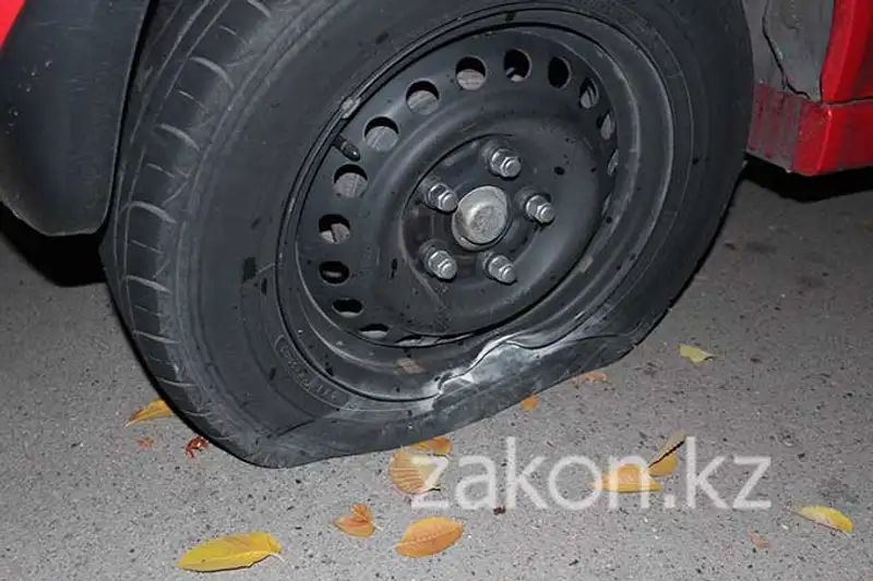 В Алматы в результате ДТП Хонда врезалась в дерево и «отскочила» в арык (фото), фото - Новости Zakon.kz от 06.11.2013 22:16