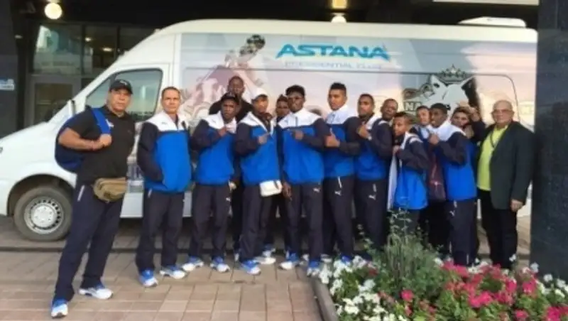 Лучшие боксеры команды «Cuba Domadores» прибыли в Астану на финальный матч WSB  