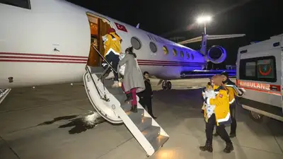 транспортировка Турция Анкара младенцы, фото - Новости Zakon.kz от 09.02.2023 17:50