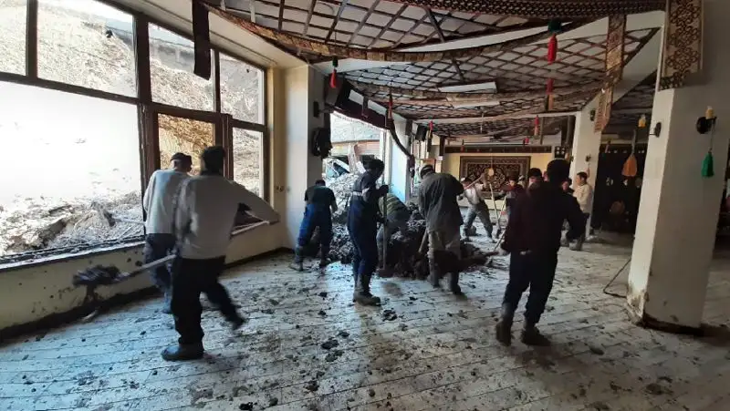 Оплывина сошла в Алматы – повреждено этнокафе