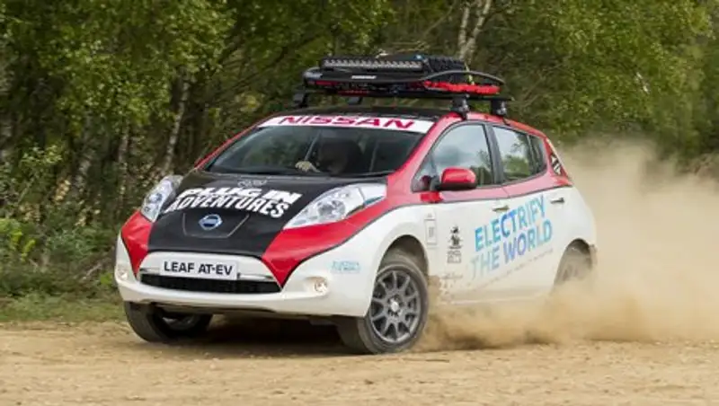 Nissan Leaf проедет 16000 км в Монгол Ралли