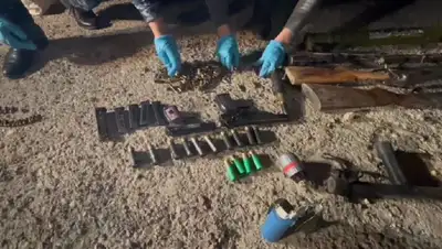 тараз, оружие, арсенал, обнаружение, фото - Новости Zakon.kz от 11.04.2022 13:33