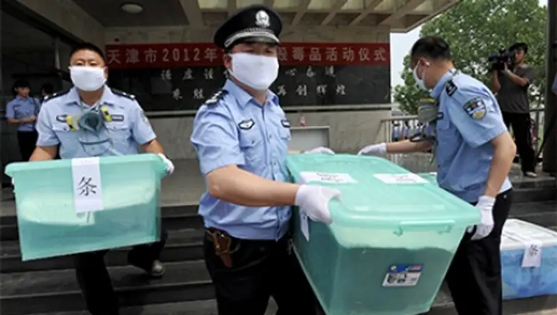 В Китае выявили вытеснение героина синтетическими наркотиками