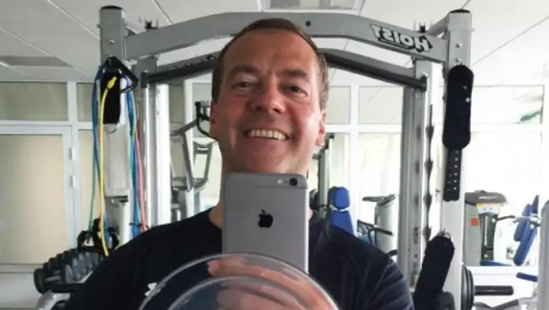 Фото Медведева из "качалки" за полчаса набрало свыше 15 тысяч лайков