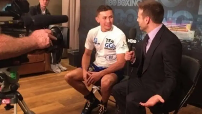 Головкин прибыл на арену «Форум»