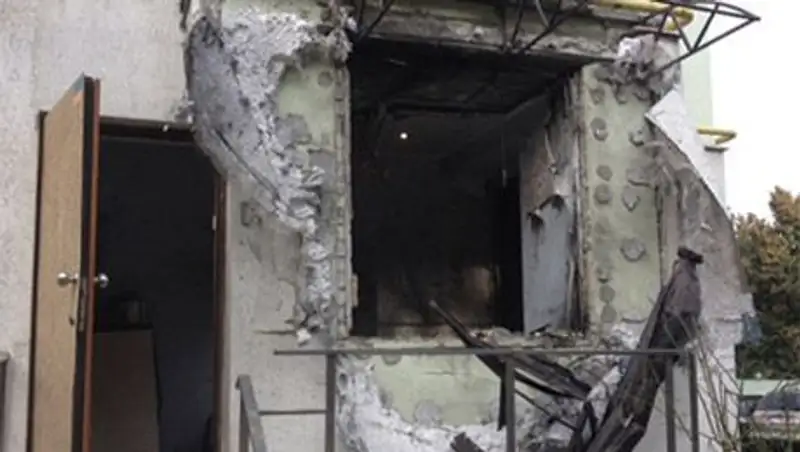 В Харькове обстреляли из гранатомета жилой дом