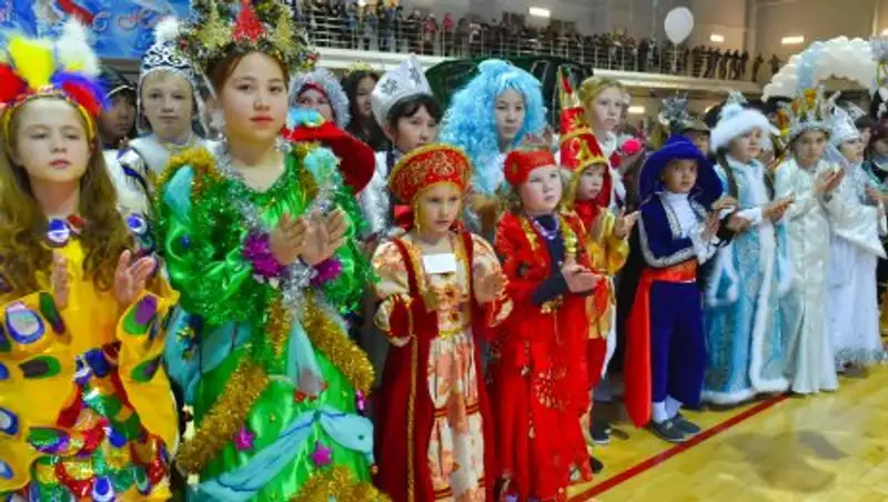 В СКО прошла новогодняя елка от имени Президента РК