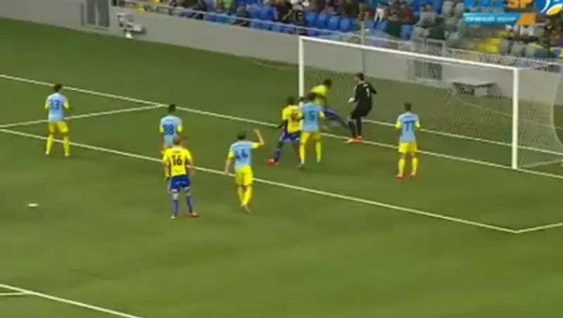 Видео голов ответного матча третьего тура Лиги чемпионов  «Астана» - ХИК