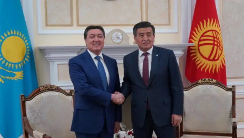 Мамин принял участие в VIII заседании казахстанско-кыргызского Межправсовета