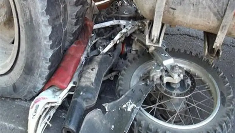 Алматинский байкер погиб под колесами цементовоза