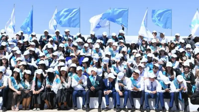 Впервые в ЮКО для выпускников школ прошло мероприятие «Туған жерге тағзым!»