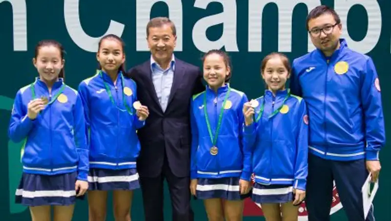 Казахстанские теннисистки завоевали бронзу командного первенства Азии среди детей до 12 лет