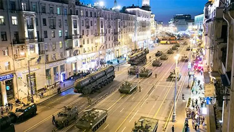 Репетиция военного парада в Москве