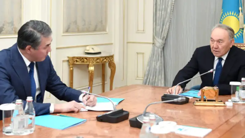 Исекешев рассказал Елбасы о планах работы в новой должности