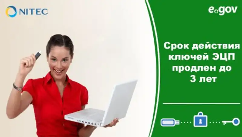 Срок действия ключей ЭЦП продлен до трех лет