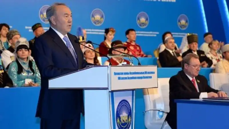 Нурсултан Назарбаев принял участие в XXV сессии Ассамблеи народа Казахстана