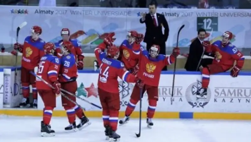 Представитель сборной России отпраздновал победу над Казахстаном провокационным жестом