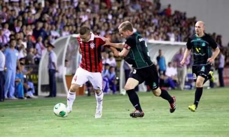 «Актобе» в первом матче третьего отборочного раунда Лиги Европы победил исландский «Брейдаблик» - 1:0 (фото), фото - Новости Zakon.kz от 02.08.2013 15:15