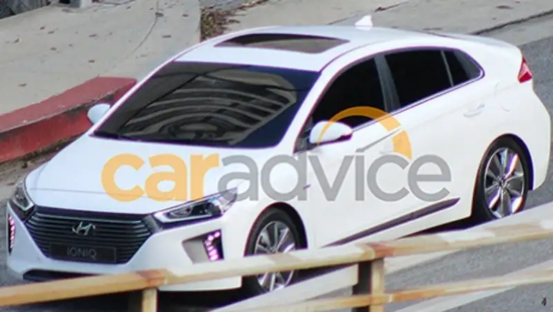 Шпионы рассекретили внешность гибрида Hyundai Ioniq