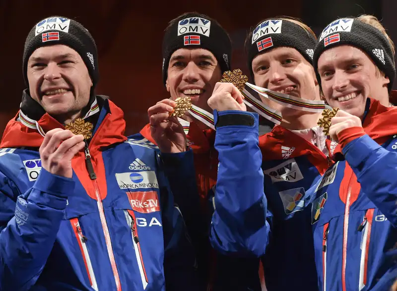 Норвегия прыжки с трамплина, фото - Новости Zakon.kz от 02.03.2015 17:20