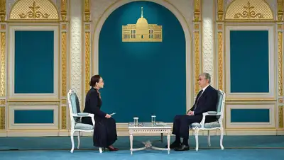 Президент, Глава государства, интервью, январские события, фото - Новости Zakon.kz от 17.02.2022 20:47