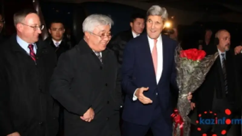 Джон Керри прибыл в Казахстан