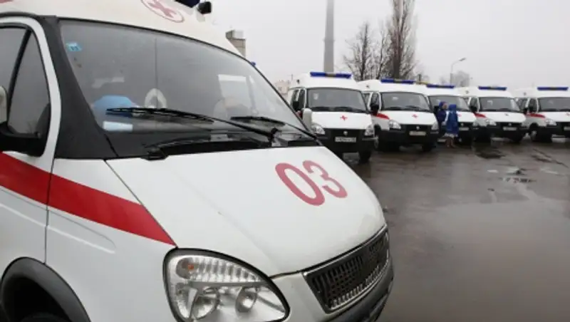 Две аварии с участием карет скорой помощи произошли в Караганде