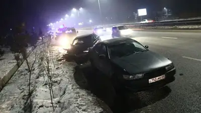 ДТП на Восточной объездной, фото - Новости Zakon.kz от 14.12.2022 01:59