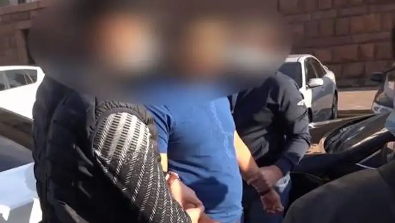 Появилось видео задержания экс-сотрудника Службы экономических расследований