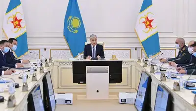 касым-жомарт токаев, вс, совещание, фото - Новости Zakon.kz от 02.03.2022 15:19