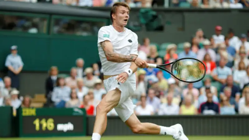 Казахстанский теннисист вышел в полуфинал турнира серии ATP Challenger