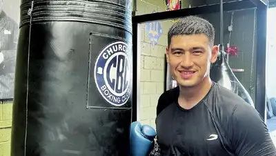 Бокс Защита титула, фото - Новости Zakon.kz от 22.08.2022 15:22