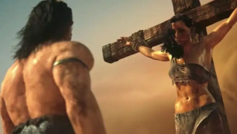 В игре про Конана-варвара можно настроить размер гениталий