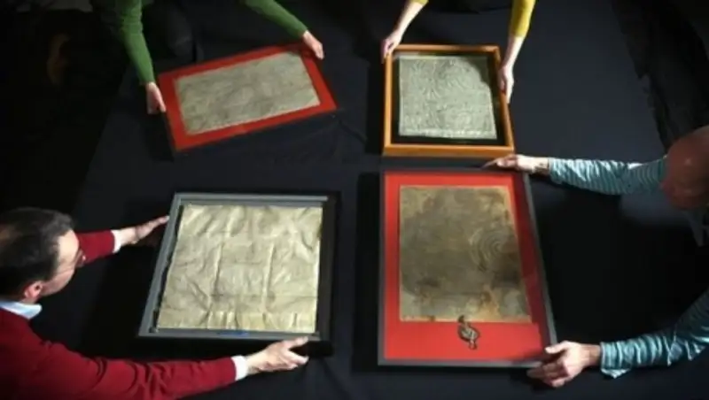 Четыре экземпляра "Магна Карты" впервые собраны вместе