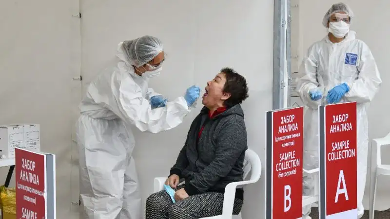 77 заболевших COVID-19 за сутки выявили в Казахстане