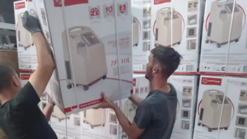 В Костанайскую область поступают кислородные концентраторы