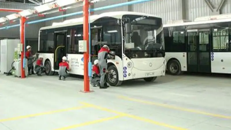 Первые электрические автобусы собрали в Алматы