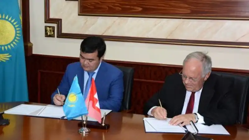 В Мангистау подписано совместное заявление между Швейцарией и Казахстаном