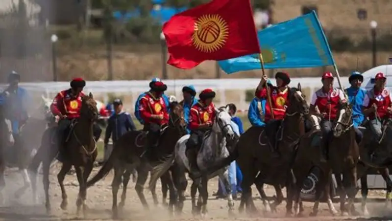 Казахстанские кокпаристы взяли бронзу на Всемирных играх кочевников в Кыргызстане