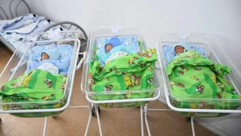 В Туркестанской области родилась первая тройня в этом году