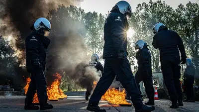 Марокканские мигранты устроили погром , фото - Новости Zakon.kz от 28.11.2022 01:36