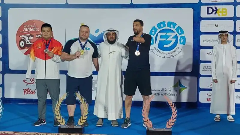 Казахстанец взял "золото" мировой серии Гран-при в Дубае в толкании ядра