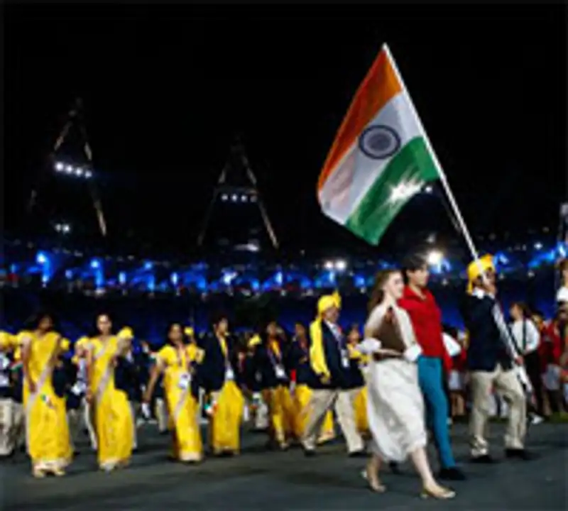 Сборная Индии на открытии Олимпиады в Лондоне. Фото Reuters, фото - Новости Zakon.kz от 05.12.2012 16:45