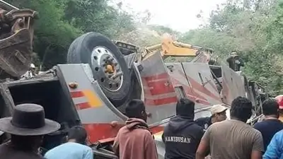 авария, автобус, Мексика