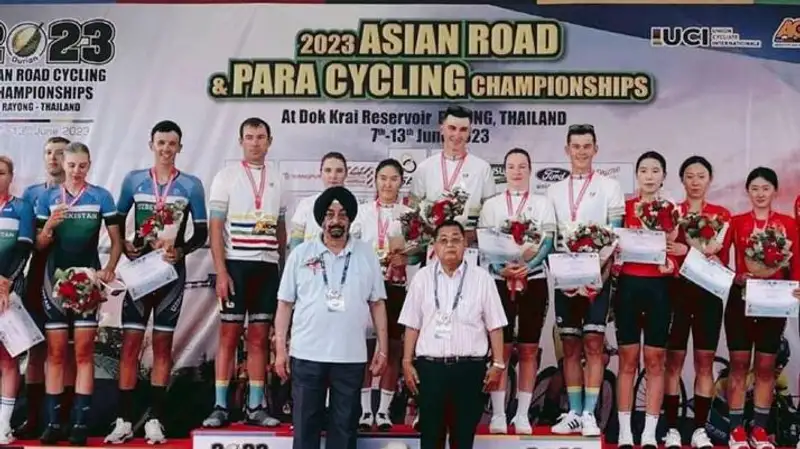 Казахстанские велогонщики стали лучшими на Чемпионате Азии-2023