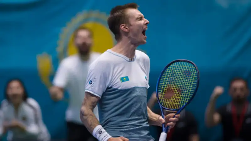 Сборная Казахстана по теннису вышла в финальную часть Кубка Дэвиса